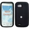 Θήκη Silicon Case Samsung i8000 Omnia II Flat Black (OEM)